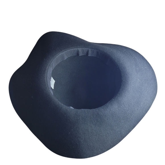 100% Wool Wide Brim Floppy Hat - Picture 2 of 3